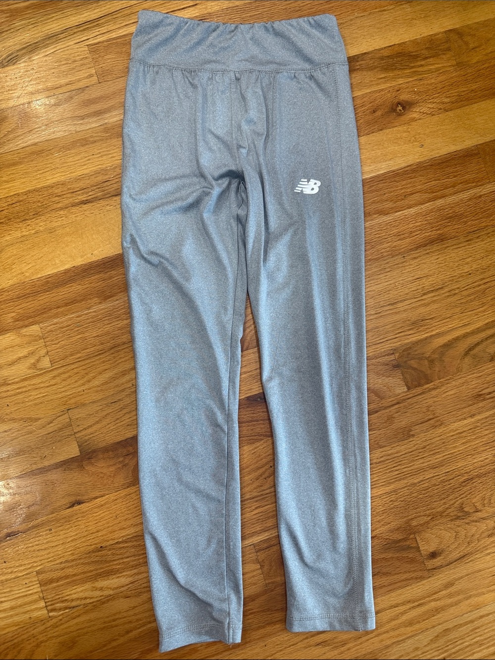 New Balance Light Gray Girls' Size M (10/12) Performance Leggings